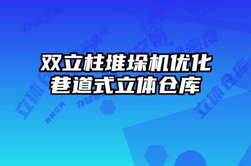 双立柱堆垛机优化巷道式立体仓库