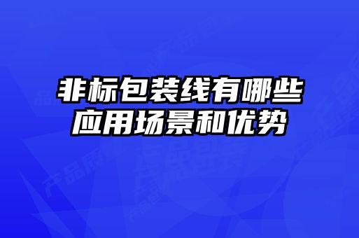 非标包装线有哪些应用场景和优势