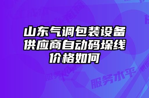 山东气调包装设备供应商自动码垛线价格如何