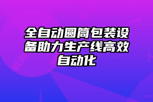 全自动圆筒包装设备助力生产线高效自动化