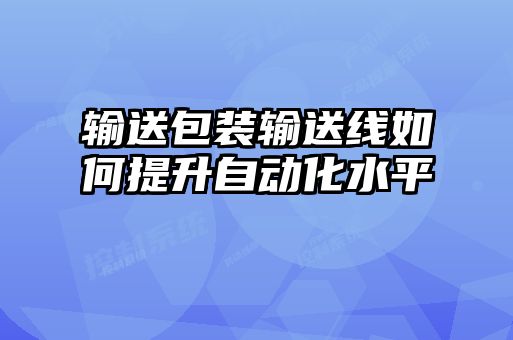 输送包装输送线如何提升自动化水平